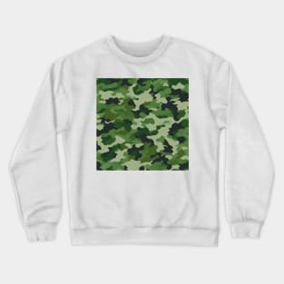 GREEN MILITARY CAMOUFLAGE DESIGN Crewneck Sweatshirt